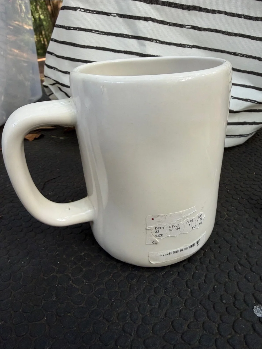Rae Dunn PAWSOME Mug - White